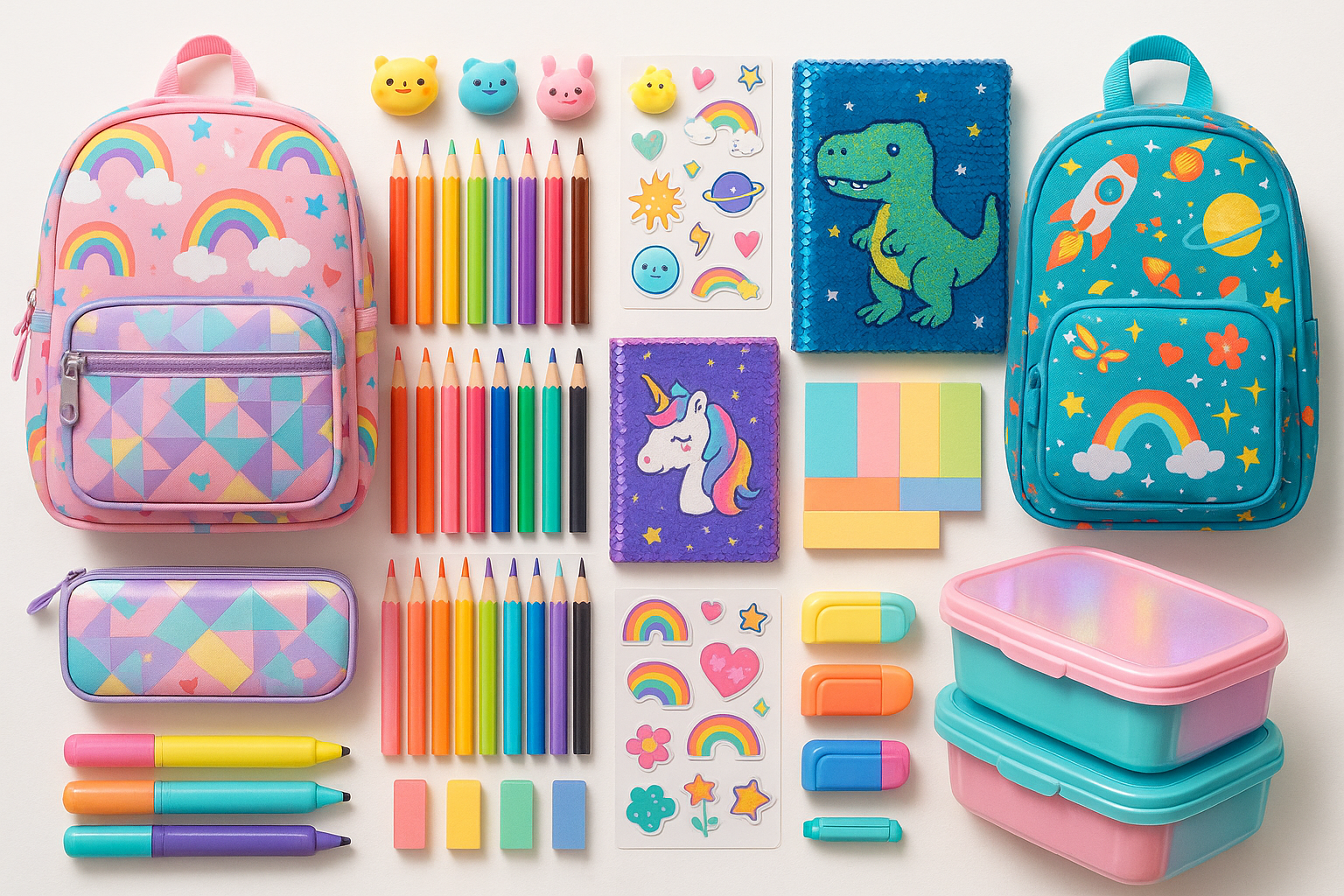 kids school supplies fun and trendy